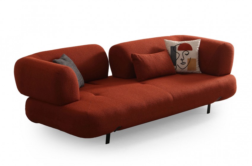 Manetti Koltuk Takımı - Yataklı - Metal Ayaklı