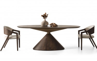 Auro Yemek Masası Takımı - Kahve