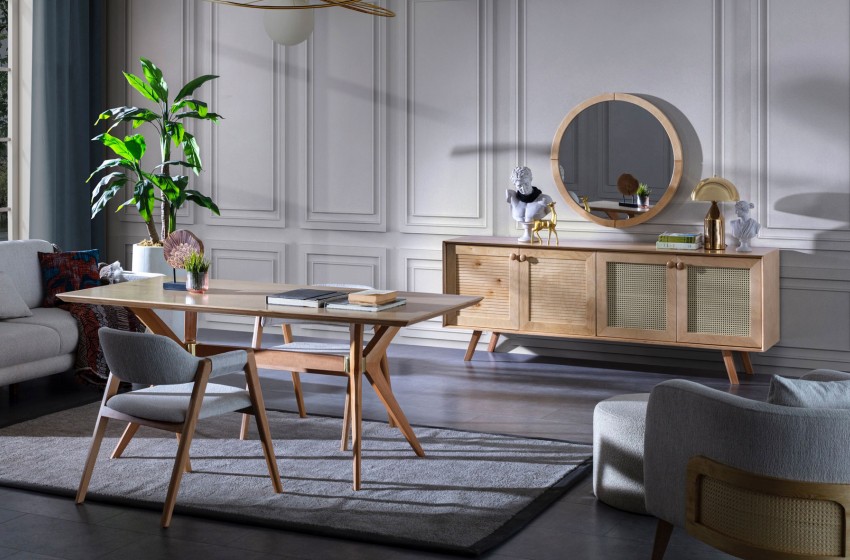 Valeria Yemek Odası - Meşe