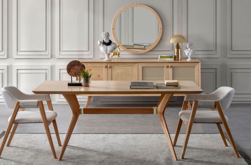 Valeria Yemek Odası - Meşe