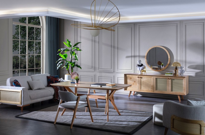 Valeria Yemek Odası - Meşe