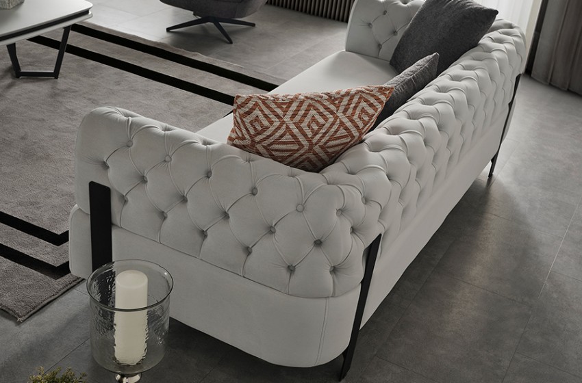 Cratos Yeni Gri Kanepe