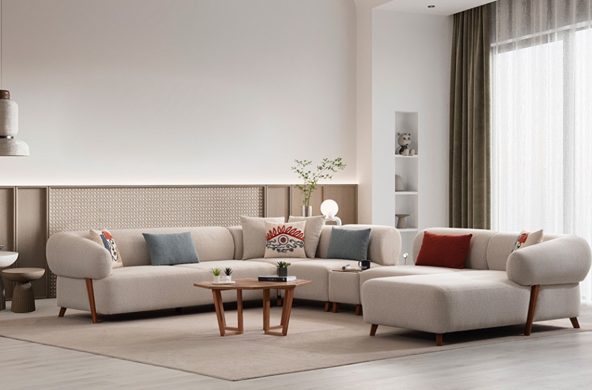 Cardea Köşe Takımı - Bej