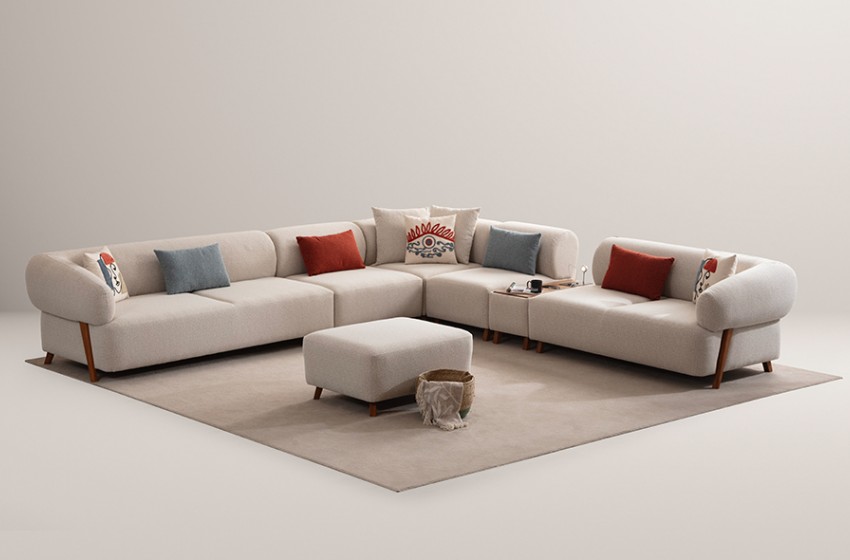 Cardea Köşe Takımı - Bej