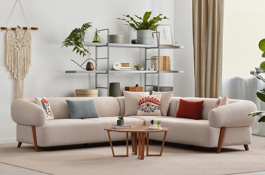 Cardea Köşe Takımı - Bej