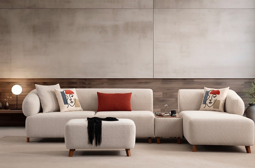 Cardea Köşe Takımı - Bej