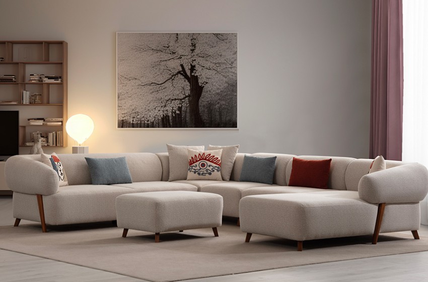 Cardea Köşe Takımı - Bej