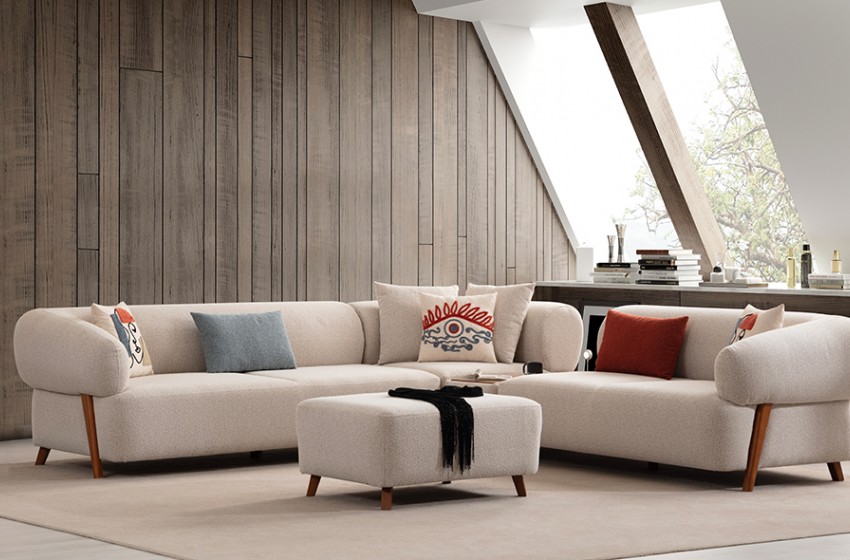 Cardea Köşe Takımı - Bej