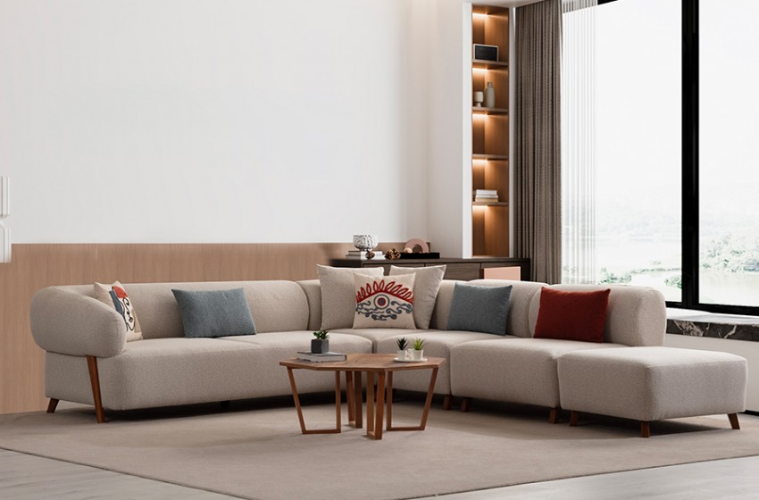 Cardea Köşe Takımı - Bej