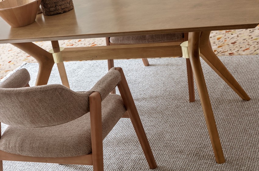 Valeria Yemek Masası Takımı - Ceviz