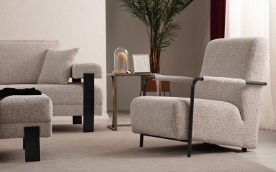 Deep Living Berjer - Siyah