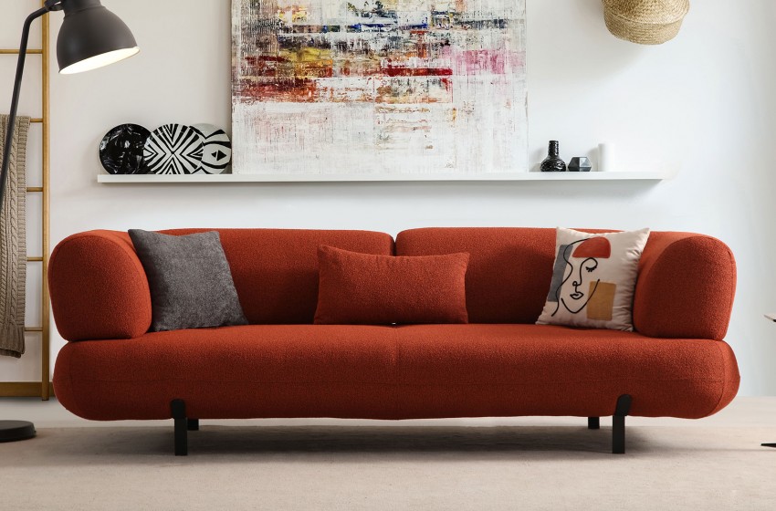 Manetti Kanepe - Yataklı - Metal Ayaklı