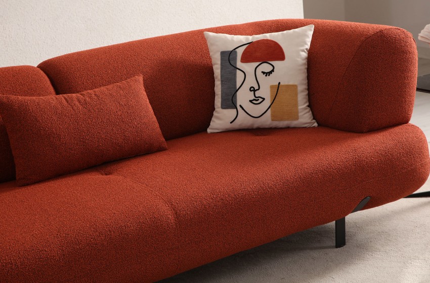 Manetti Kanepe - Yataklı - Metal Ayaklı