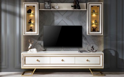 Palermo Luxury Ekru Tv Ünitesi