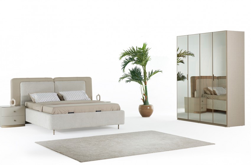 Wood Bazalı Yatak Odası - Reflekte Kapaklı Wood Bazalı Yatak Odası - Reflekte Kapaklı