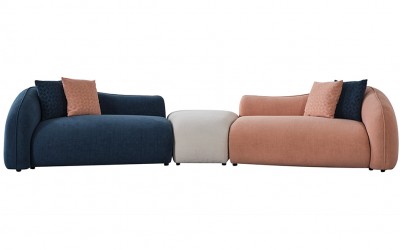 Napoli Puflu Dörtlü Kanepe