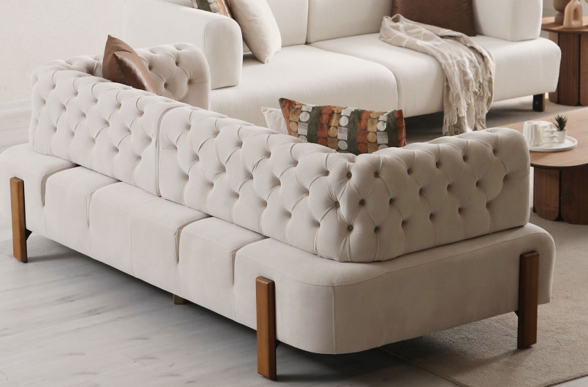 Cratos Koltuk Takımı - Yataklı - Ahşap Ayaklı