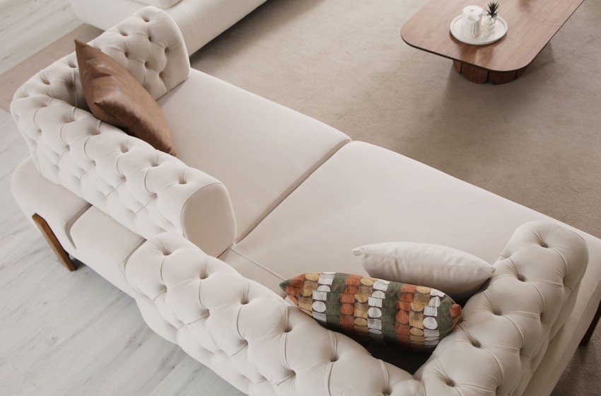 Cratos Koltuk Takımı - Yataklı - Ahşap Ayaklı