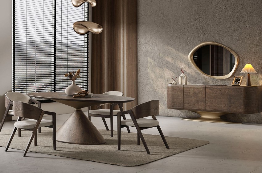 Auro Yemek Odası - Kahve