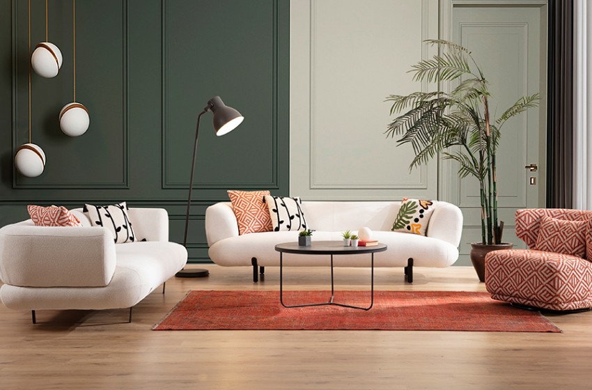 Manetti Koltuk Takımı - Krem Somon