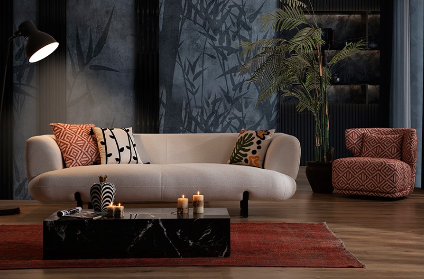 Manetti Koltuk Takımı - Krem Somon