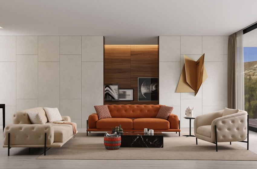 Eos Koltuk Takımı - Yataklı Kapitoneli