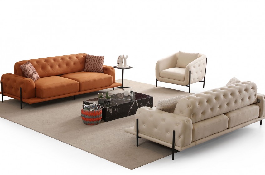 Eos Koltuk Takımı - Yataklı Kapitoneli