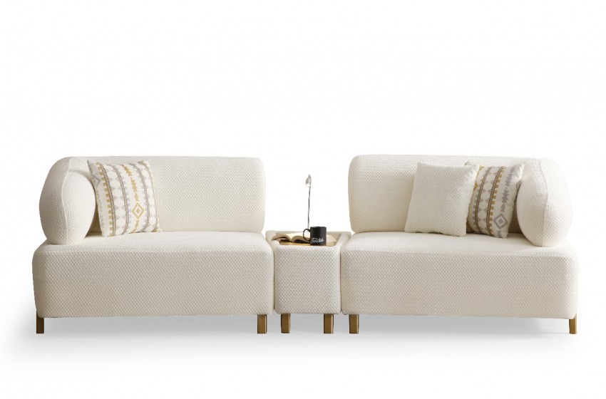 İlyora Koltuk Takımı - Antik Gold - Premium