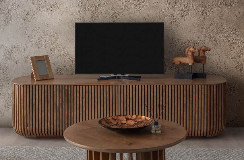 Fold Tv Sehpası - Ceviz