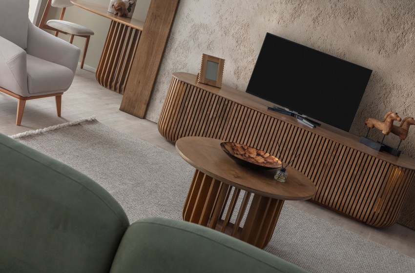 Fold Tv Sehpası - Ceviz