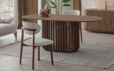 Fold Yemek Masası Takımı - Ceviz