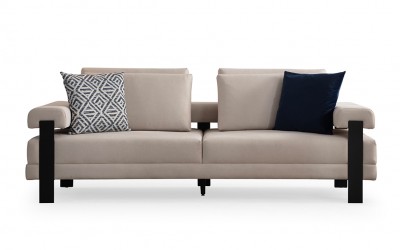 Deep Living Kanepe - Nubuk - Siyah