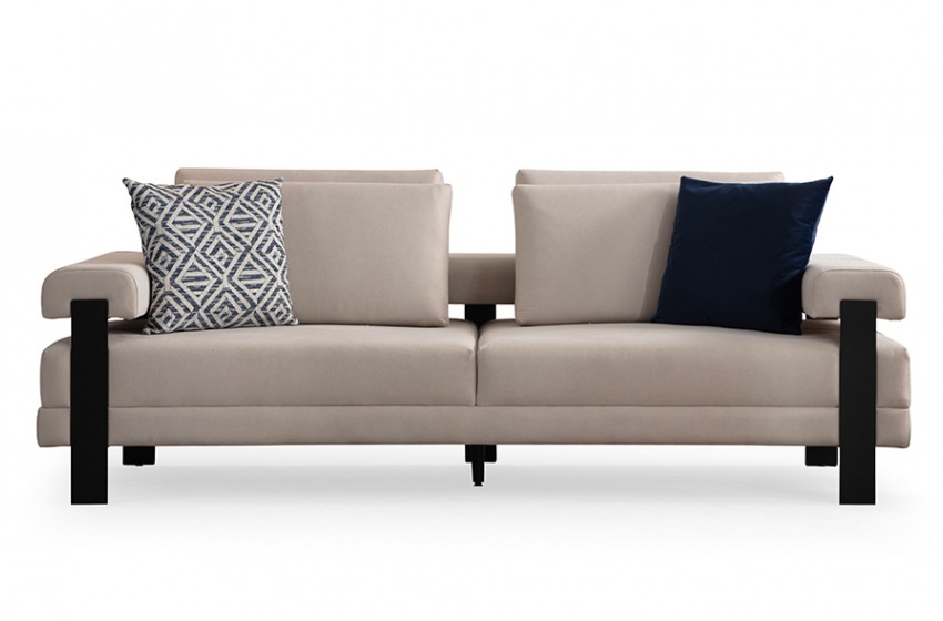 Deep Living Kanepe - Nubuk - Siyah