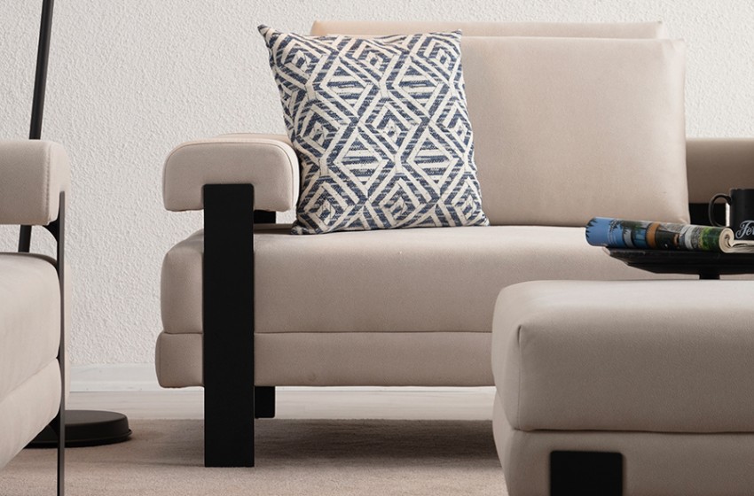 Deep Living Kanepe - Nubuk - Siyah