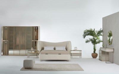 Meta Bazalı Yatak Odası - Reflekte Kapaklı Meta Bazalı Yatak Odası - Reflekte Kapaklı