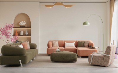 İlyora Koltuk Takımı - Köşeli