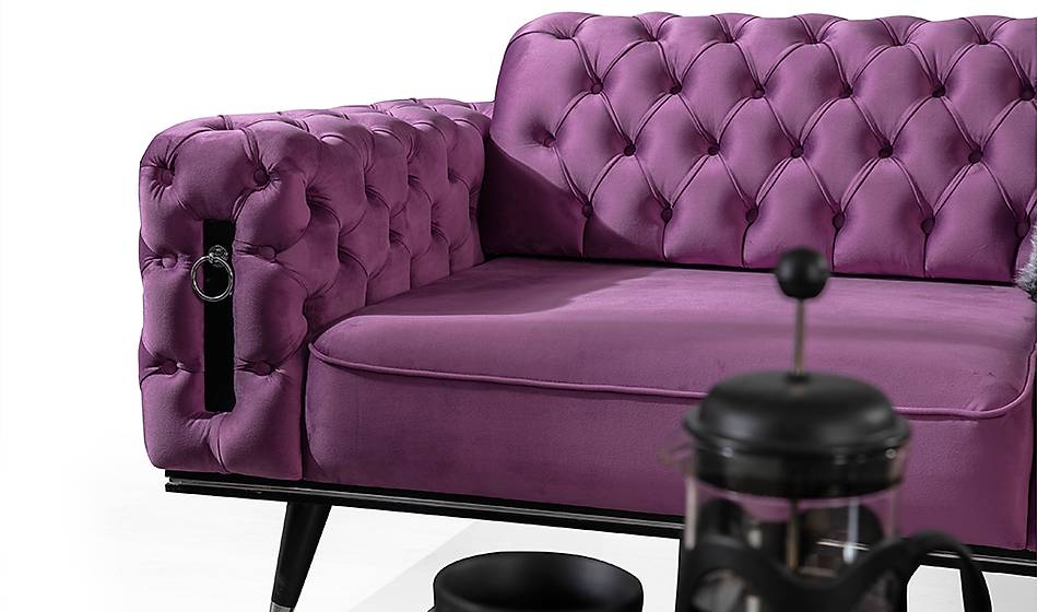 Bella Pembe Salon Takımı - Oturma Grubu | Yapı Mobilya - Görsel 6