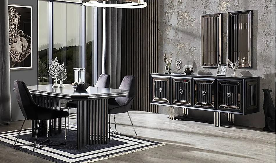 Roma Black Yemek Odası