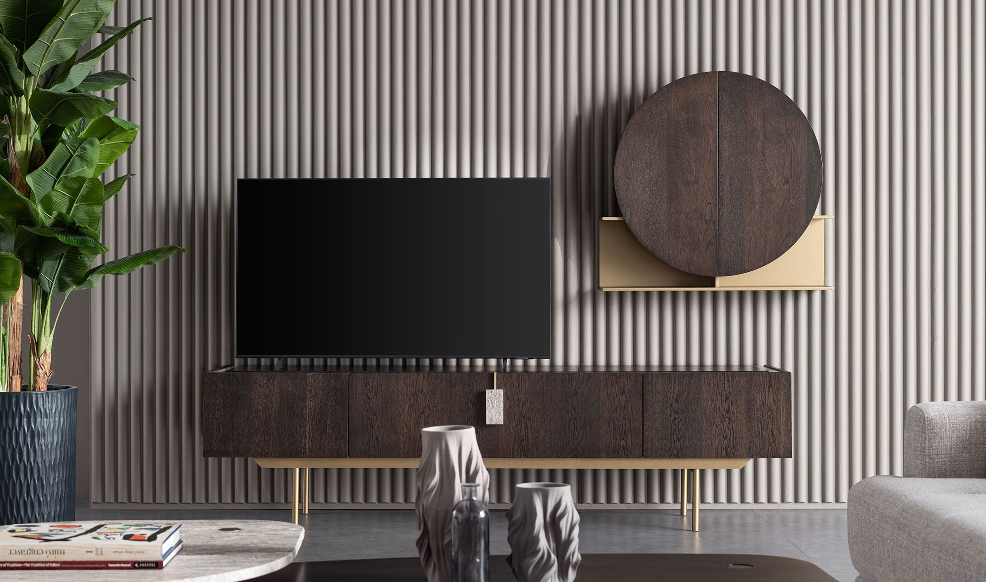 Belis Tv Ünitesi - Luxury Tv Ünitesi | Yapı Mobilya - Görsel 1
