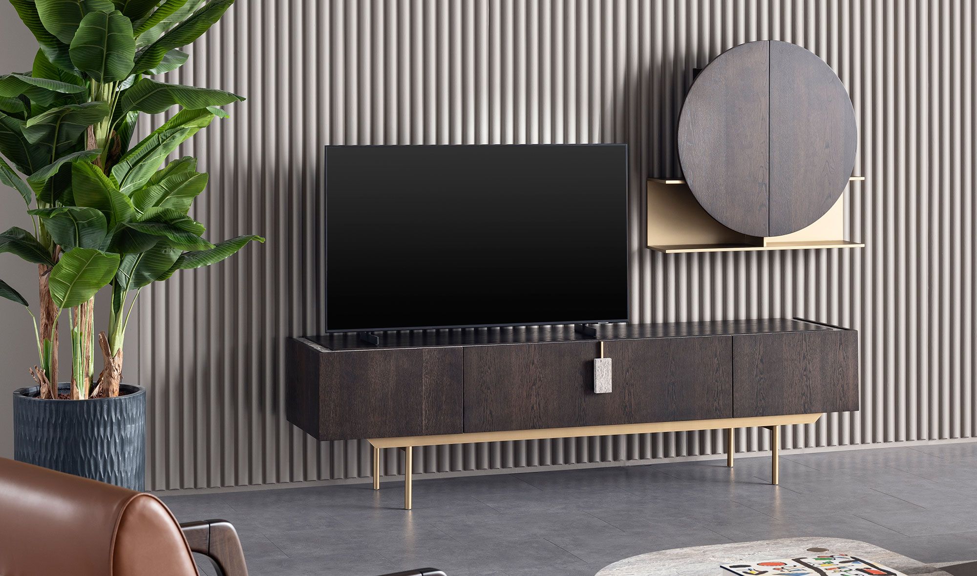 Belis Tv Ünitesi - Luxury Tv Ünitesi | Yapı Mobilya - Görsel 2