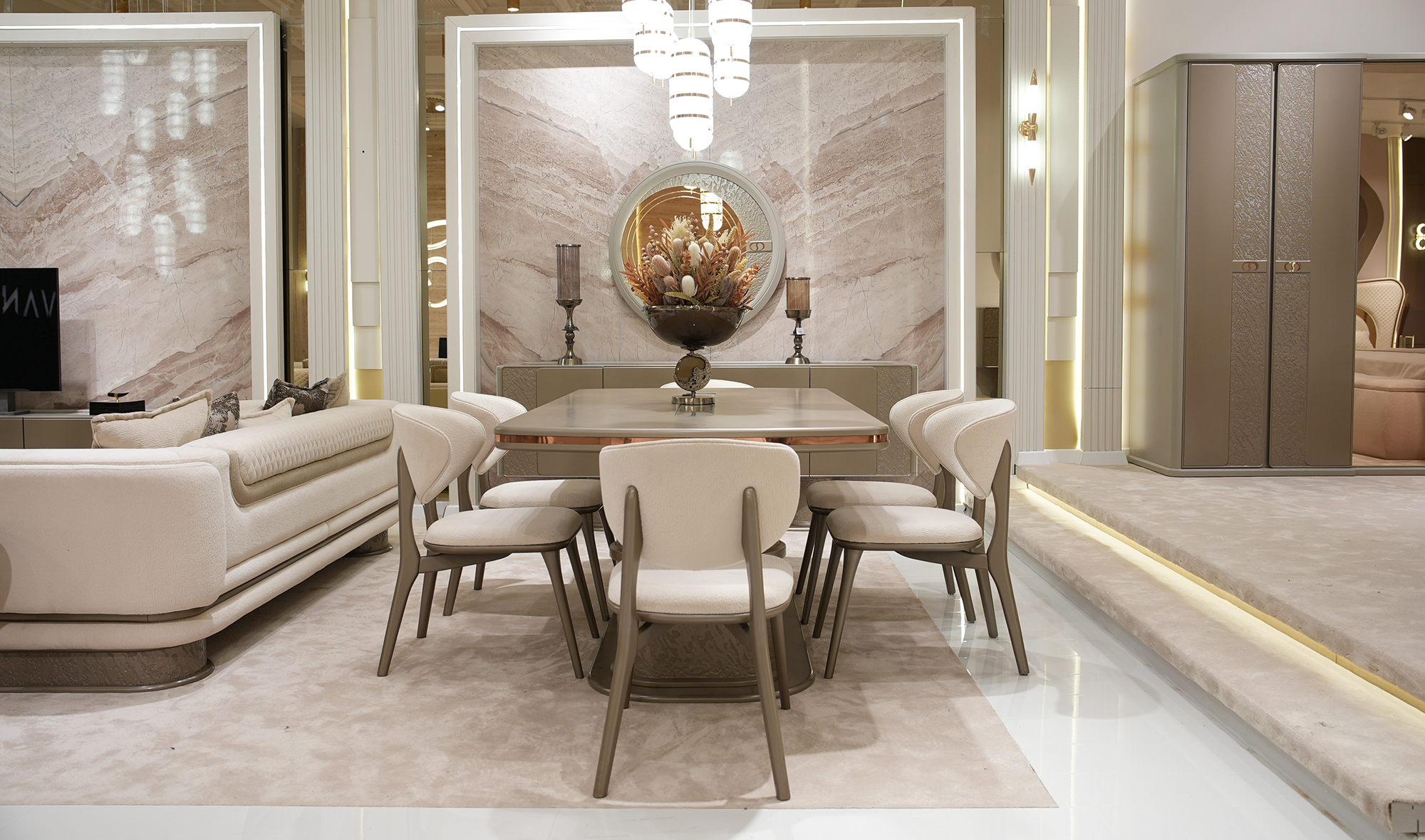 Aspendos Yemek Odası - 2026 Yemek Odası | Yapı Mobilya - Görsel 3