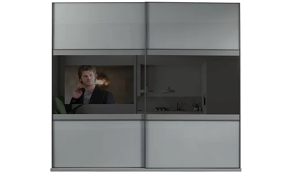 Salda Tv li Sürgülü Gardrop