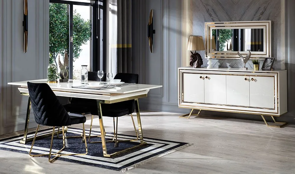 Palermo Luxury Ekru Yemek Odası