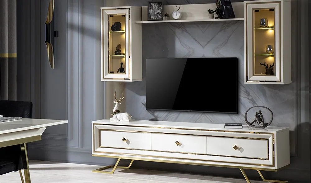 Palermo Luxury Ekru Yemek Odası - Luxury Yemek Odası | Yapı Mobilya - Görsel 5