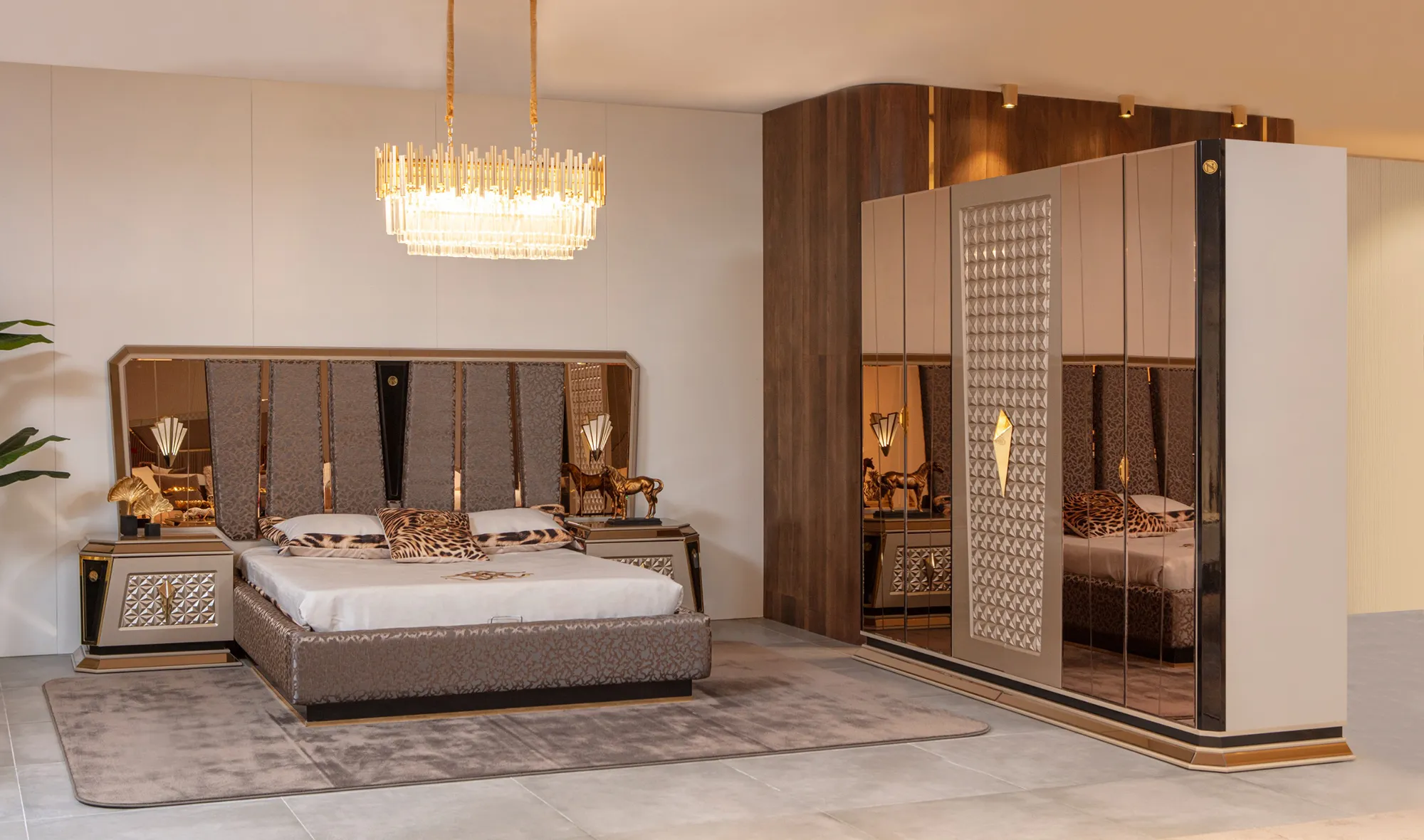 Diamond Luxury Bazalı Yatak Odası - Luxury Yatak Odası | Yapı Mobilya - Görsel 1