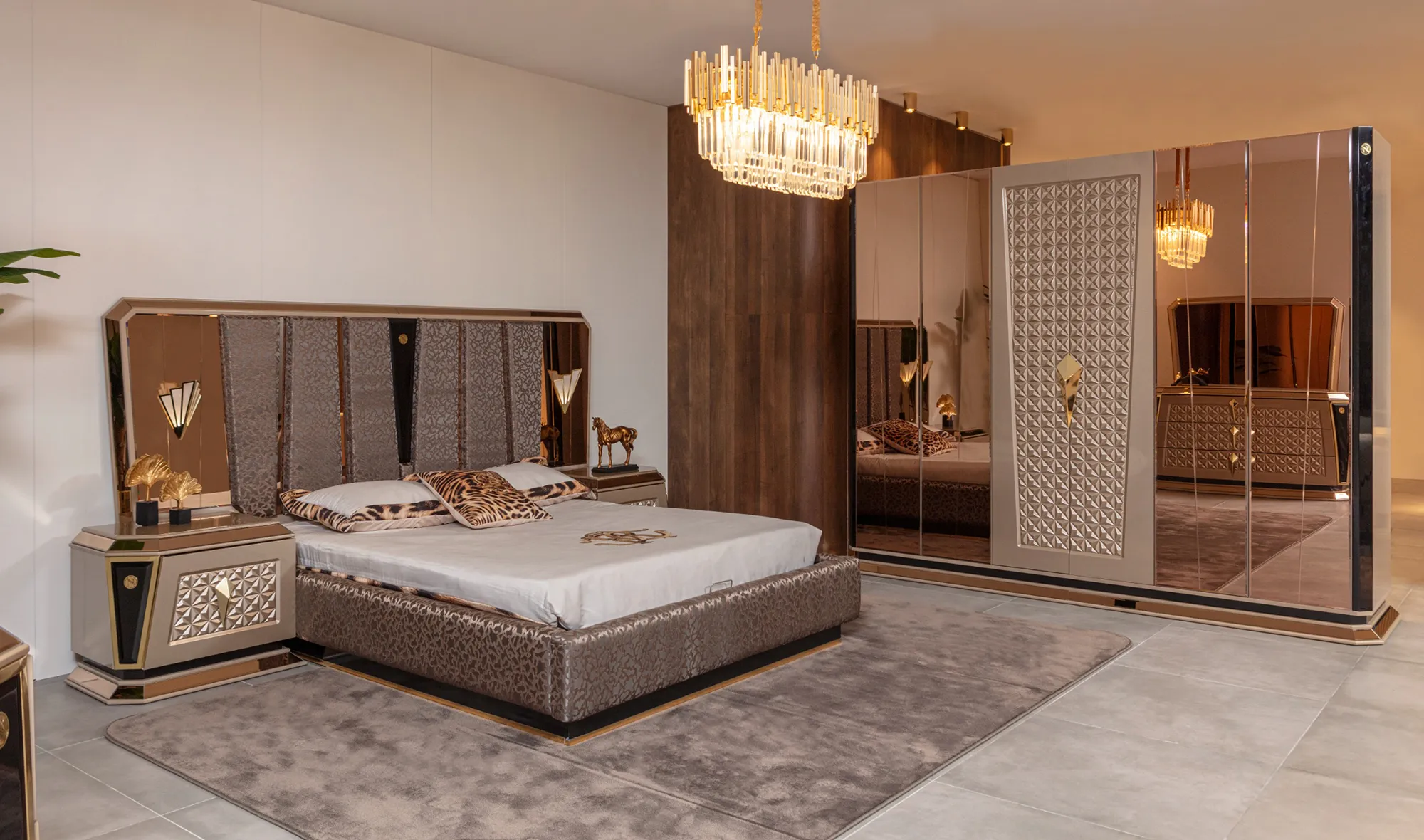 Diamond Luxury Bazalı Yatak Odası - Luxury Yatak Odası | Yapı Mobilya - Görsel 2