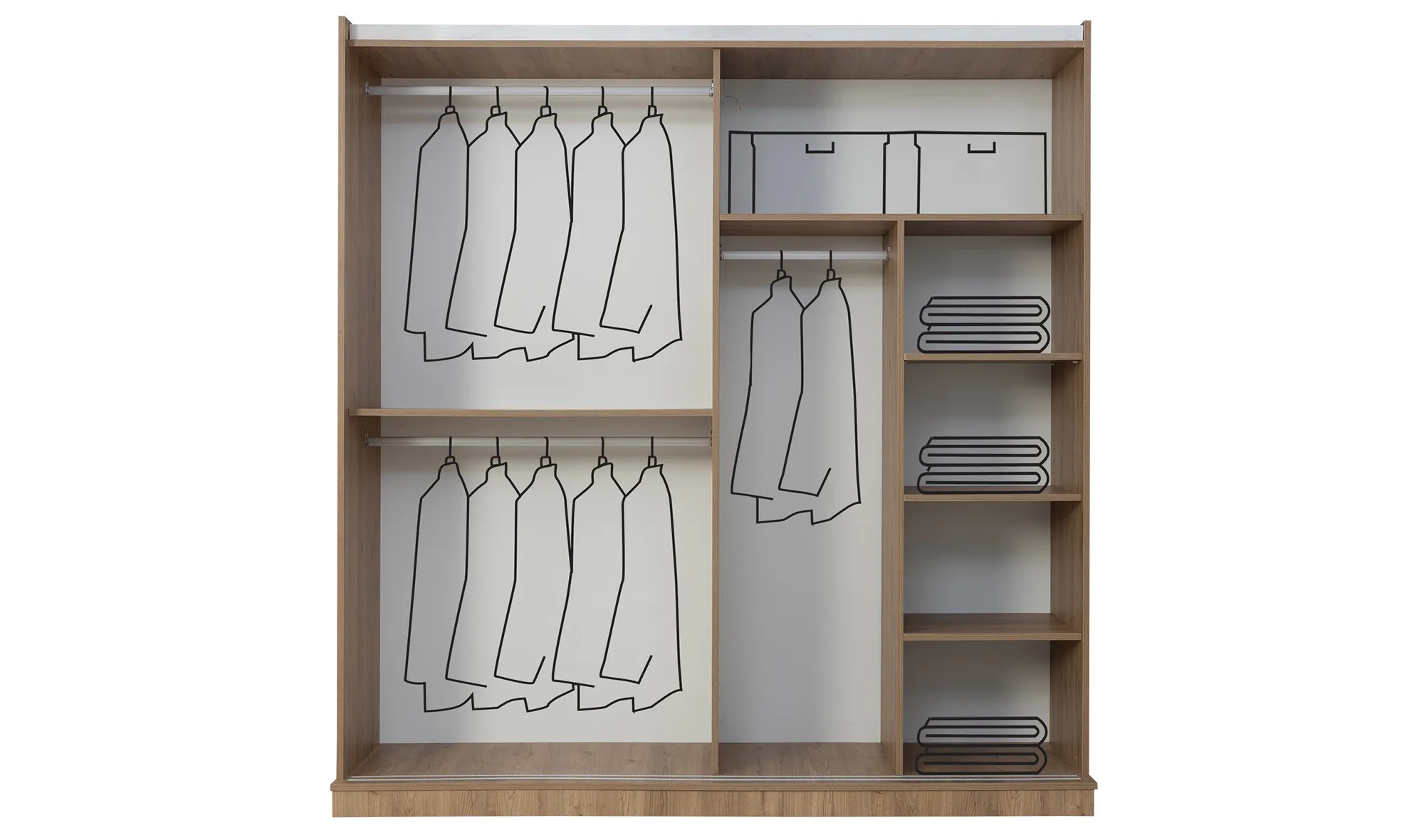 Begonya Sürgülü Gardrop - Sürgülü Gardırop | Yapı Mobilya - Görsel 2