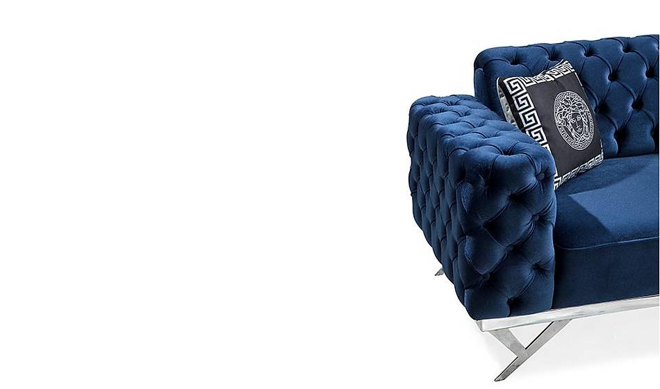 Versace Silver Salon Takımı - Metal Koltuk Takımı | Yapı Mobilya - Görsel 4