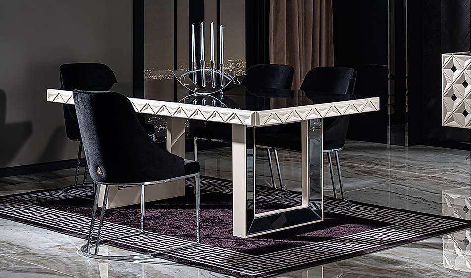 Asus Luxury Yemek Masası Takımı - Yemek Masası Takımı | Yapı Mobilya - Görsel 6