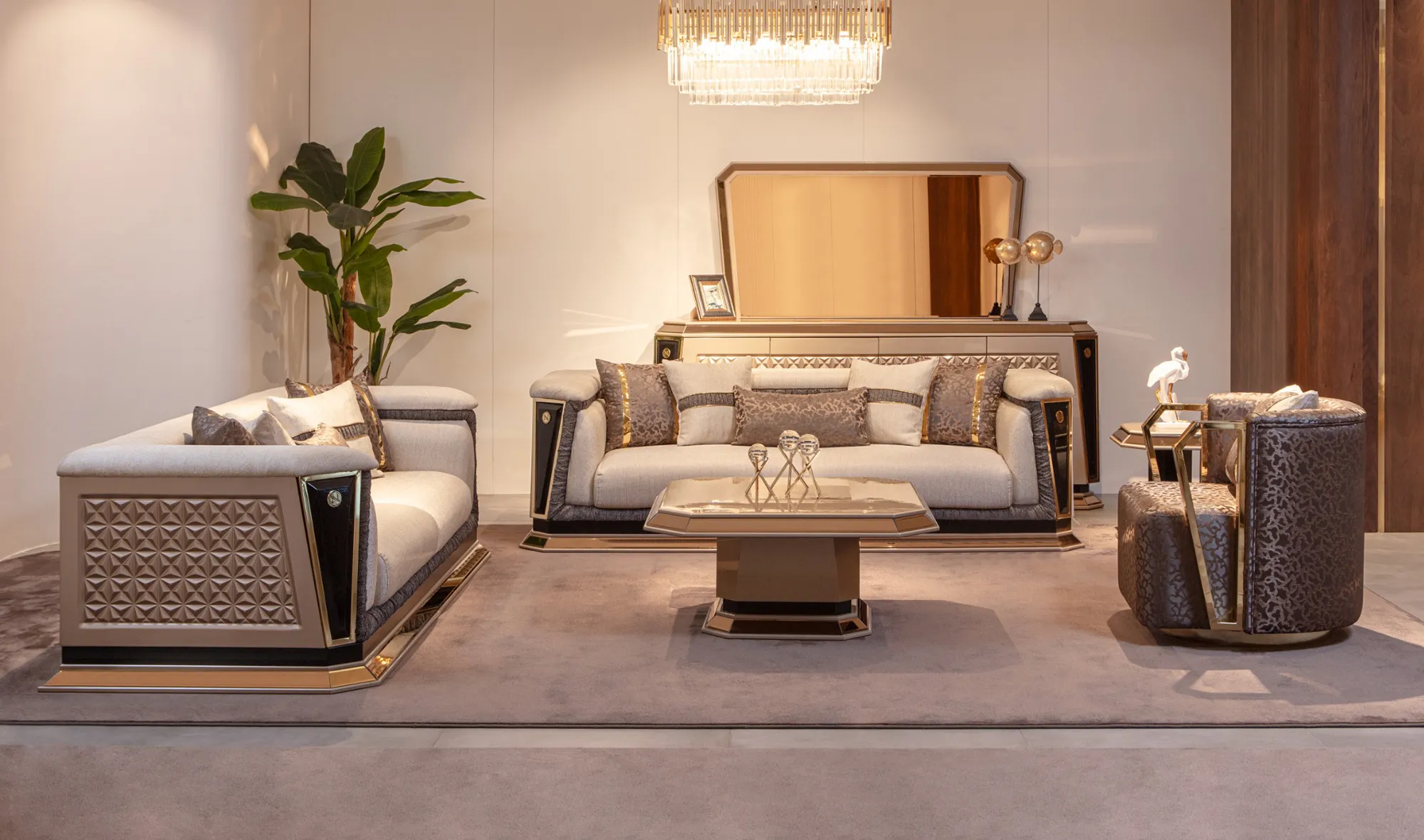 Diamond Luxury Salon Takımı